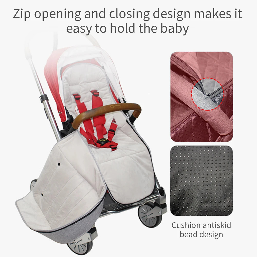 Baby Stroller Sleeping Bag born Windproof Cushion Footmuff Pram Sleepsacks Infant Winter cart Sleep Sack Car Bags For Babies 250117