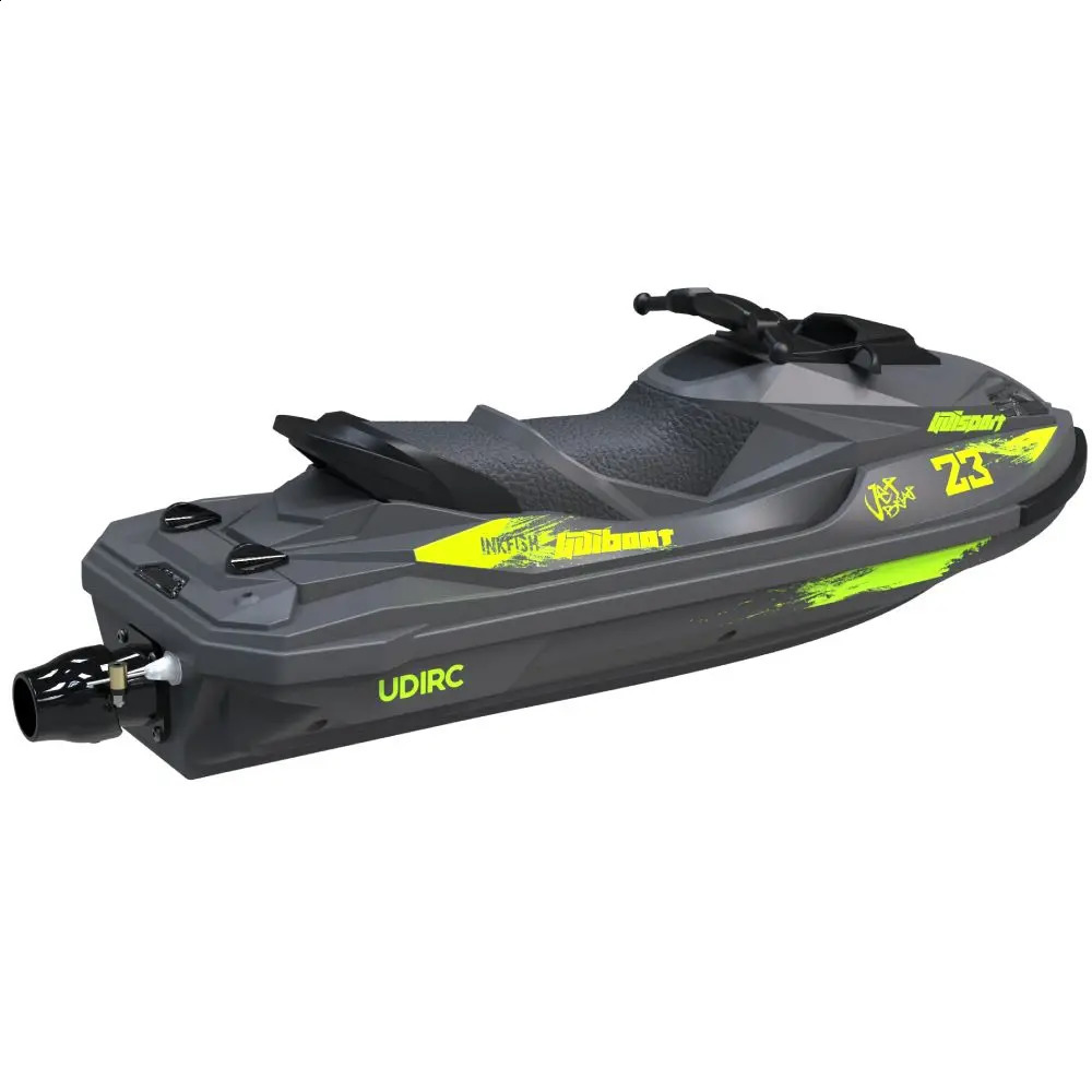 UDIRC 2.4G Jet Spray RC Boat Remote Control Speedboat Waterproof Self-Righting LED Lights RTR High-Speed Vehicles Models Toys 250115