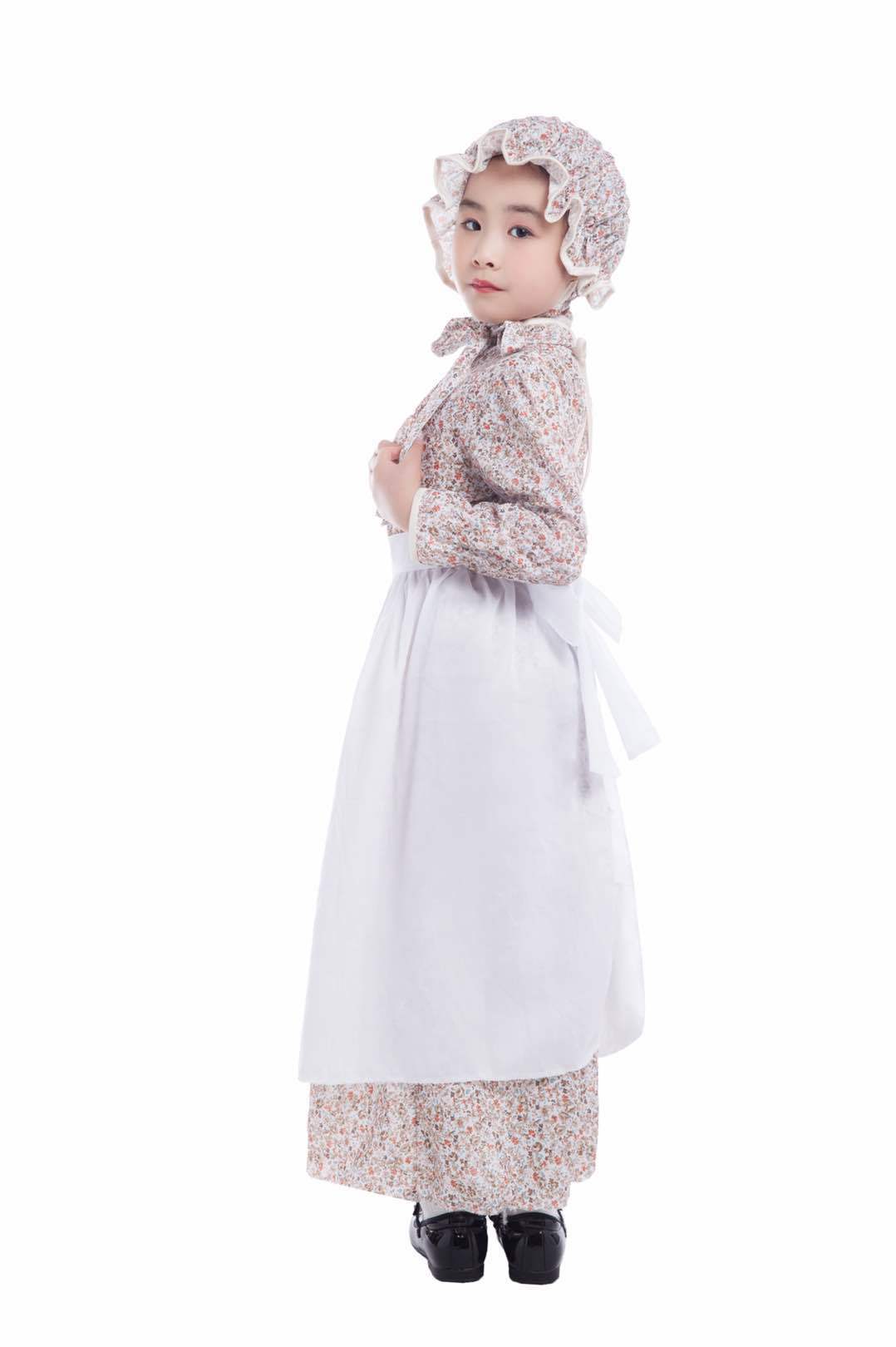Parent-child Wolf Grandma Costume Halloween Fairy Tale Theme Party Women And Girl Cosplay Idyllic Farm Maid Performance Clothing