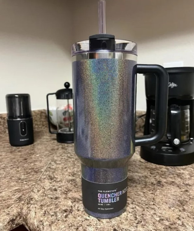 Us Stock 40oz Blue Magnolia Pink Rose Lilac Cups With Bow Cap 40 OZ Stainless Steel Tumblers Travel Car Mugs Clean Slate Water Bottles 0221