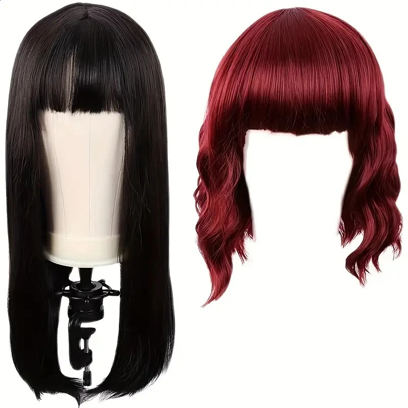 22 Inch Mannequin Head With Stand Canvas Head Wig Model WithMount Hole For DlY Wig Making 250117