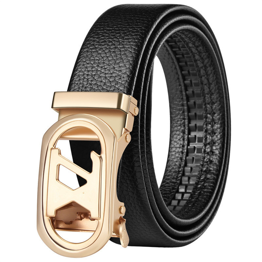 Designer men women Classic casual leather belts for man metal letter smooth buckle woman waistband fashionable belt with box I-9