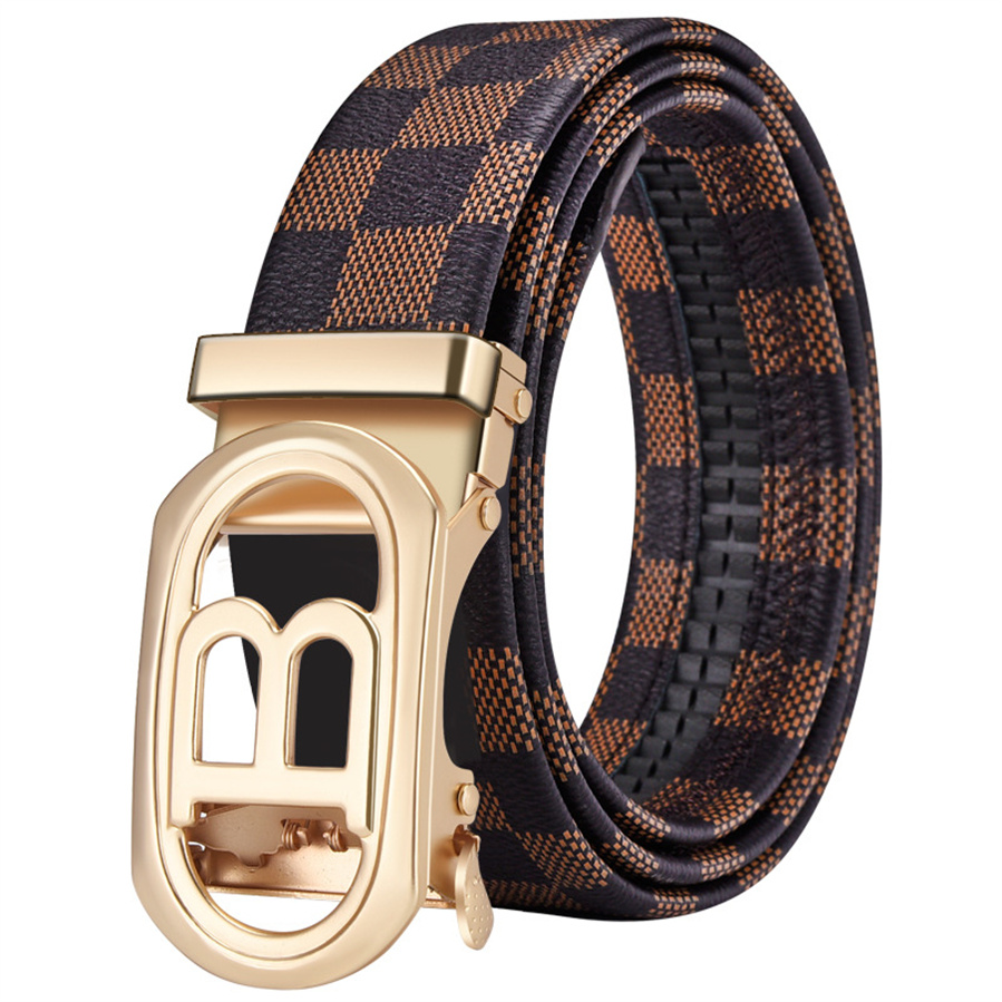 Designer men women Classic casual leather belts for man metal letter smooth buckle woman waistband fashionable belt with box I-2