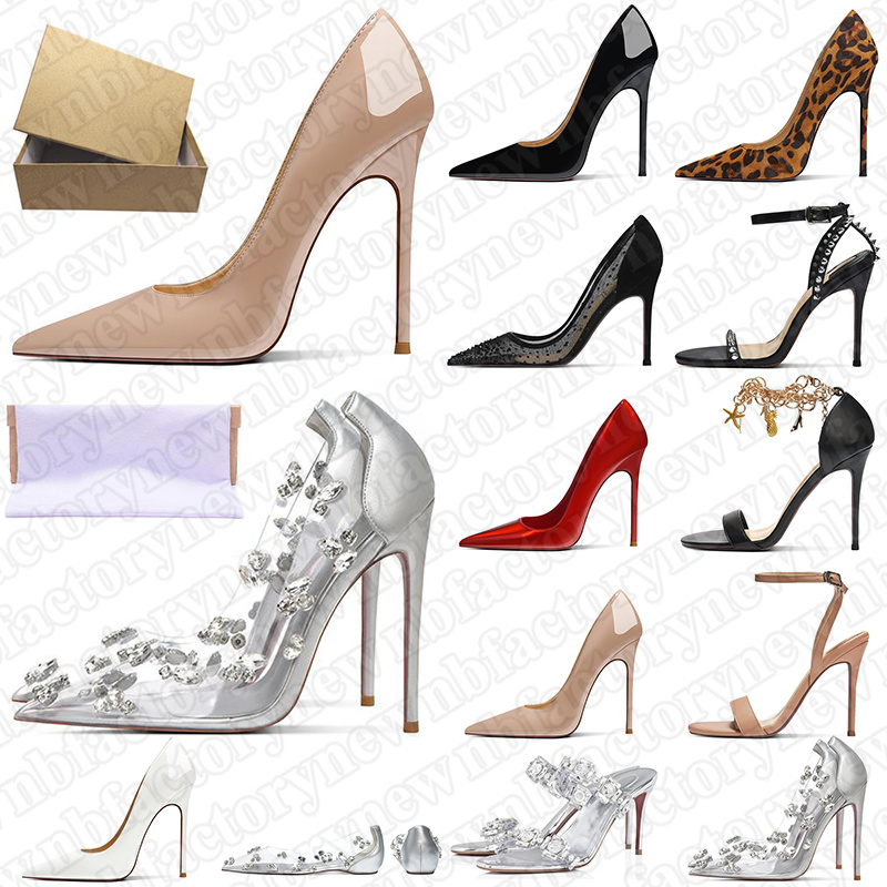 2025 Chaussures habillées de créateurs Femmes Ladys High Talons Pumps de luxe 6 8 10 12cm STILETTO TALIE FILLES CUIR BEUT
