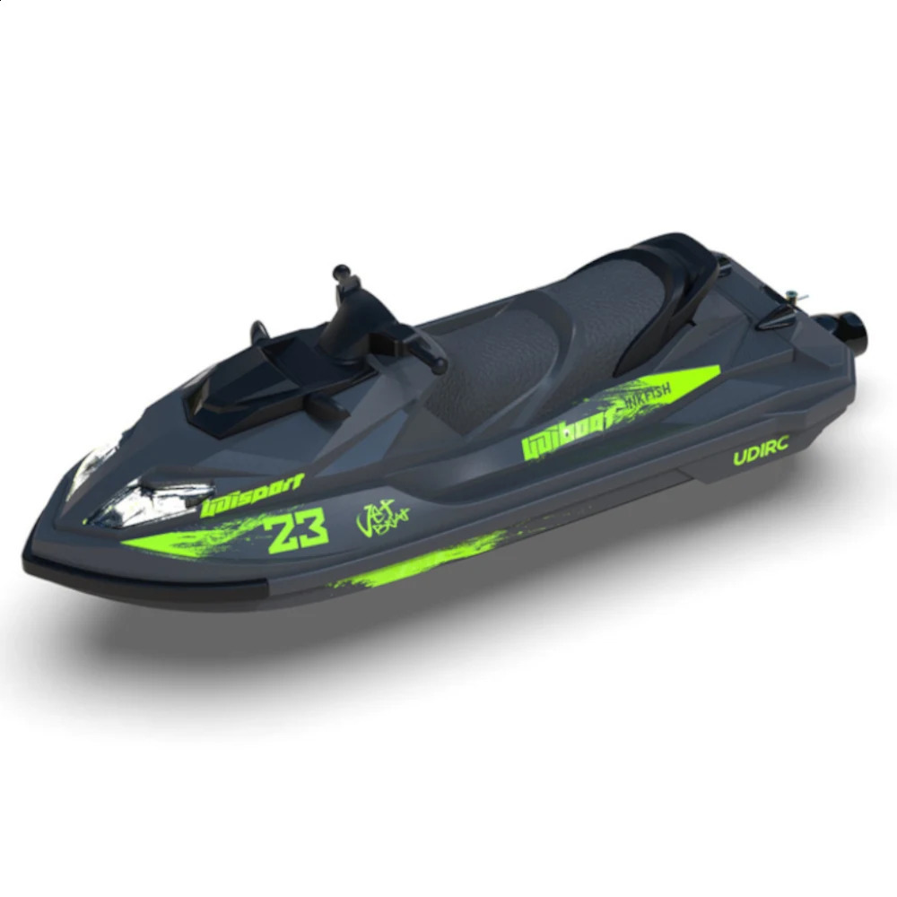UDIRC 2.4G Jet Spray RC Boat Remote Control Speedboat Waterproof Self-Righting LED Lights RTR High-Speed Vehicles Models Toys 250115