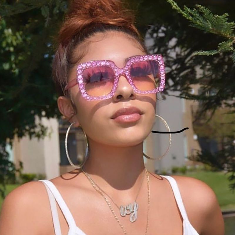 New Diamond studded Sun Fashion Sunglasses Trendy Disco Glasses