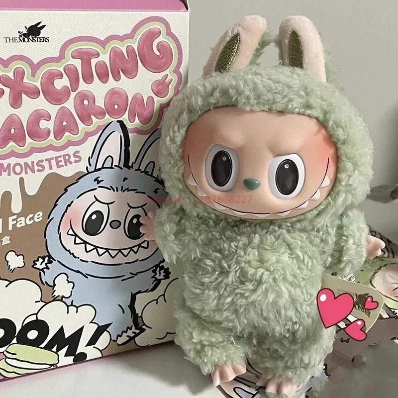 Free shipping Cute Labubu 1 Highest Quality Replica The Monsters Blind Box Cardiac arone Kawai Figure Doll Keychain Surprise Gift Toy