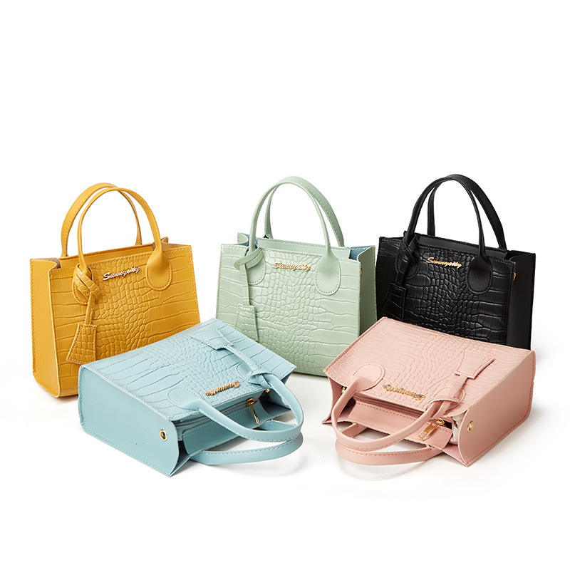 Free shipping designer bag Shoulder Bags Fashionable Small large capacity new single Stitched off bag tote bag Blue White Pink