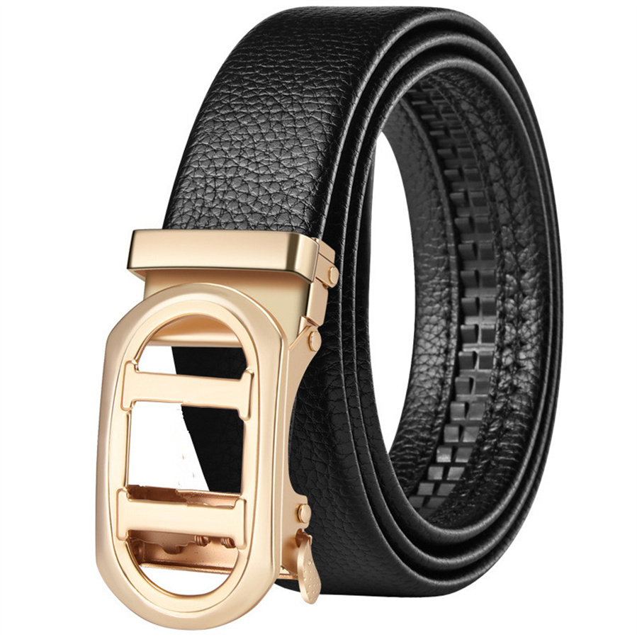 Designer men women Classic casual leather belts for man metal letter smooth buckle woman waistband fashionable belt with box I-9