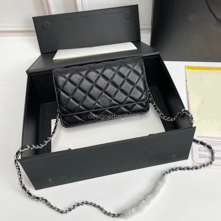 Designer bag shoulder bag Woccbag Crossbody bag Women caviar Lambskin luxury chain bag Grained Shiny Calfskin Classic Hangbag Top Quality portable fashion Purse