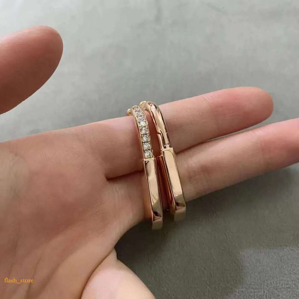 high burnishing women hoop earrings designer horseshoe U shape sterg sier plated gold earrings inlaid crystal dia love earring classic jewelry party