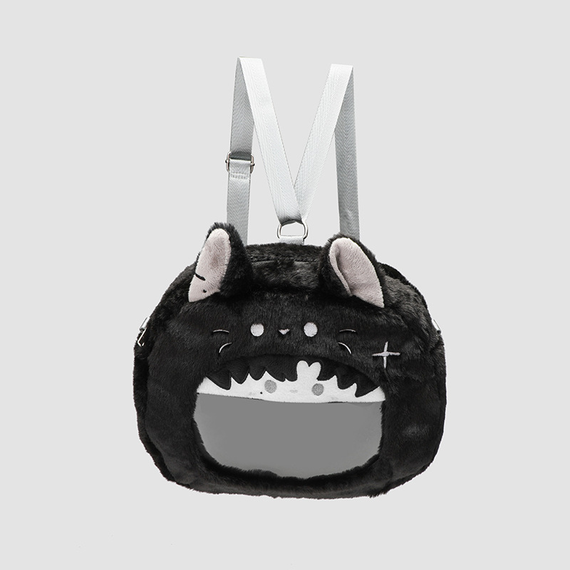 New best-selling Love Light Night Plush Bag Multi functional Women's Cross Shoulder Backpack Designer Cartoon Bag Wallet Large Capacity Bag Backp