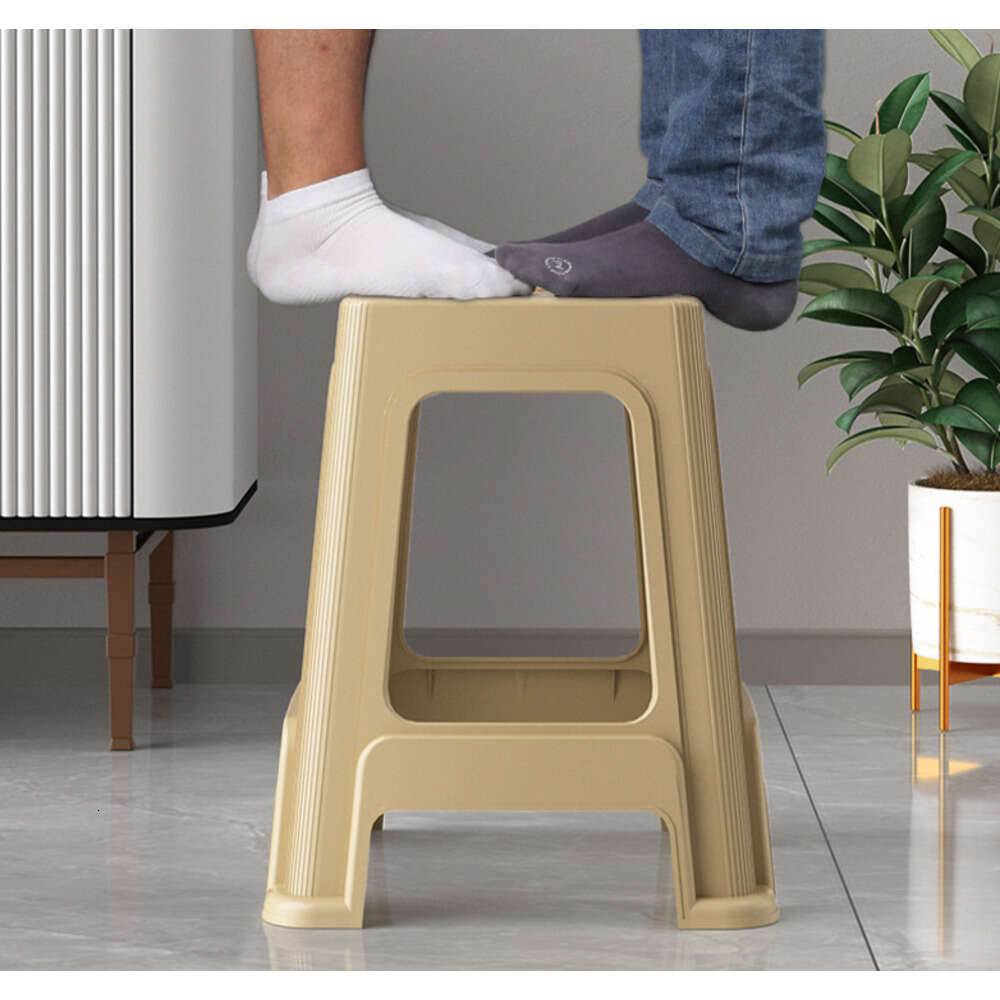 0181 High end, thickened, stackable plastic stool for household use