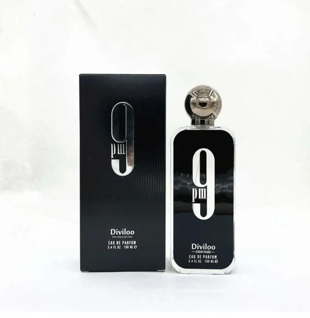 9PM 100ML 3.4FL.OZ Men's Perfume Long Lasting Gourmet Oriental Notes Cologne Eau de Parfum, Feronomas Perfume Hombre free fast ship