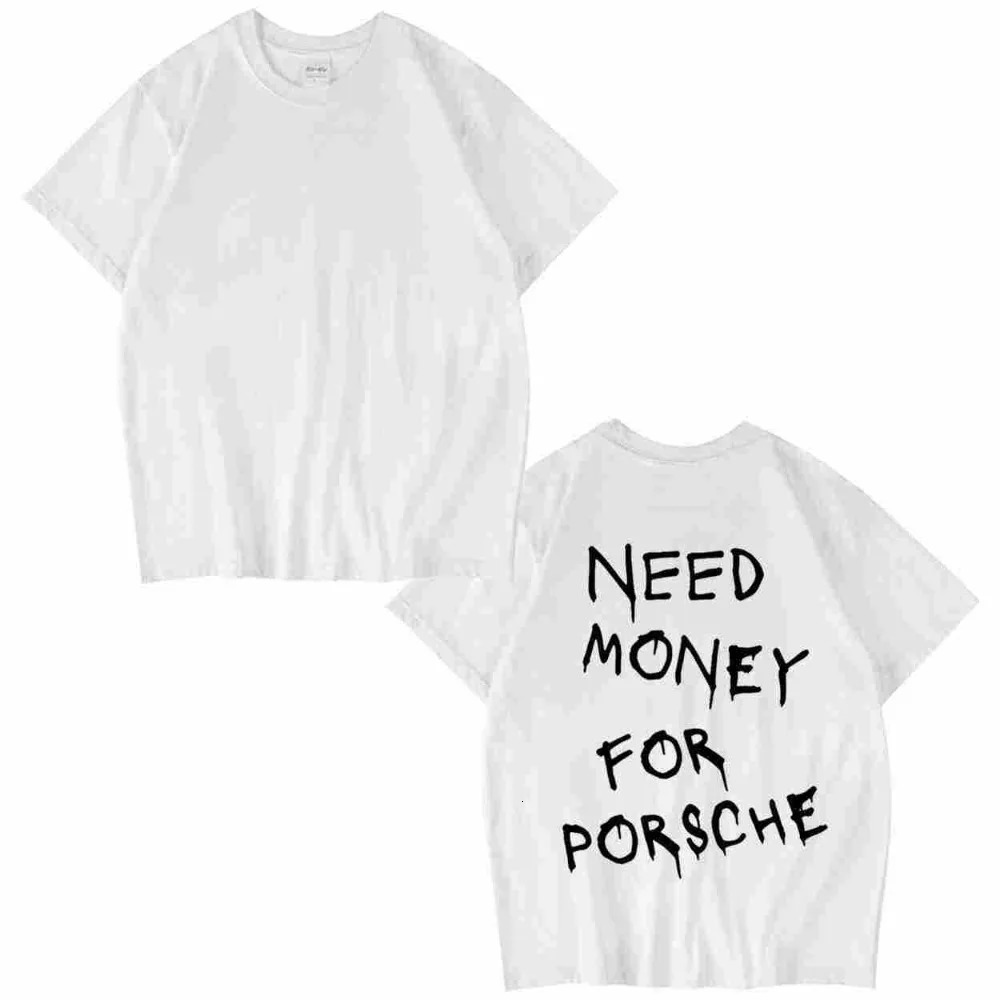 Mens T Shirts Need Money Prue Cotton Shirt Ex Machina Summer Short Sleeve Oversize Male Tshirt Streetwear Vintage Hipster Tee 250118