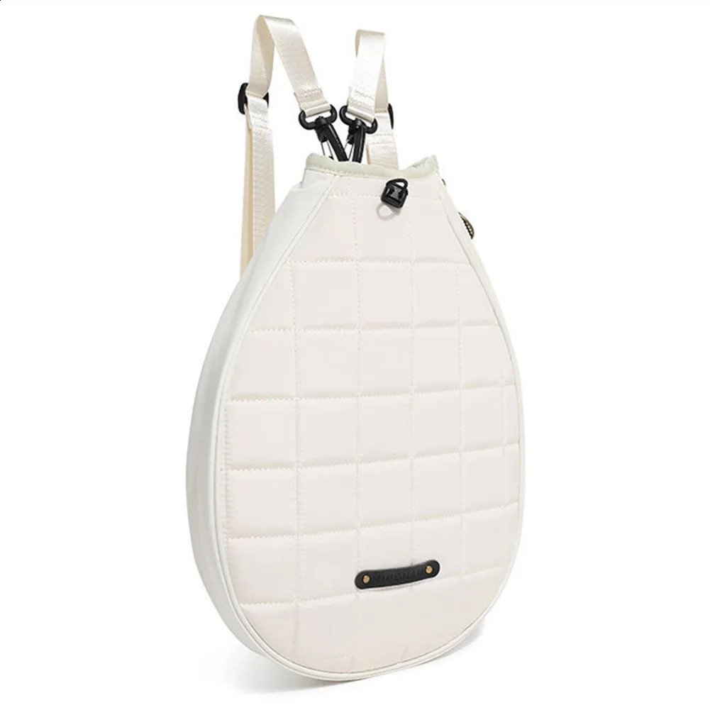 Tennis Racquet Crossbody Bag Waterproof Pickleball Paddles Shoulder Bag Zipper Closure for Pickleball Tennis Badminton 250117