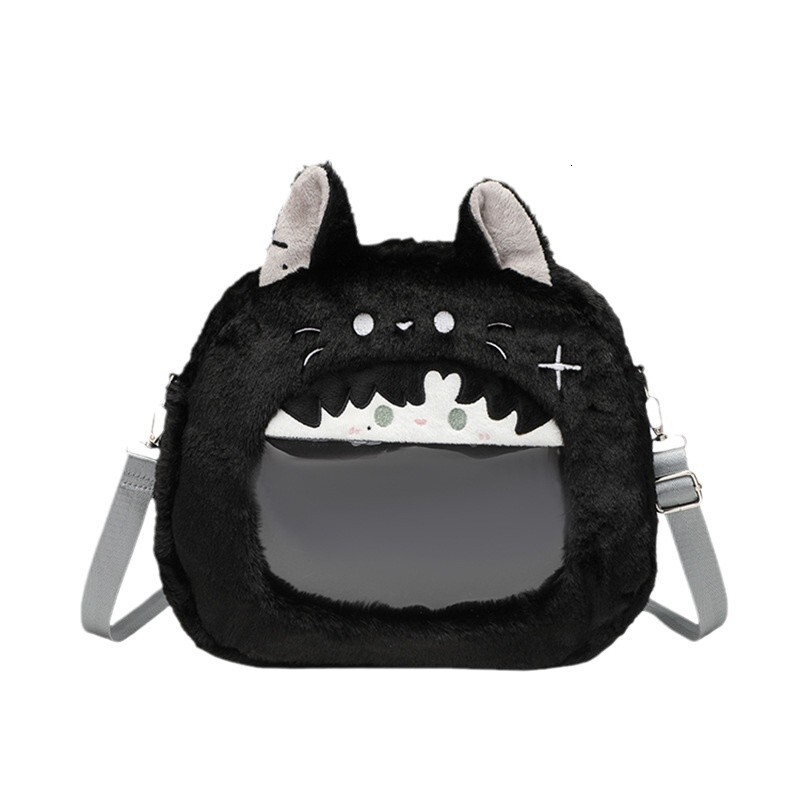 New best-selling Love Light Night Plush Bag Multi functional Women's Cross Shoulder Backpack Designer Cartoon Bag Wallet Large Capacity Bag Backp