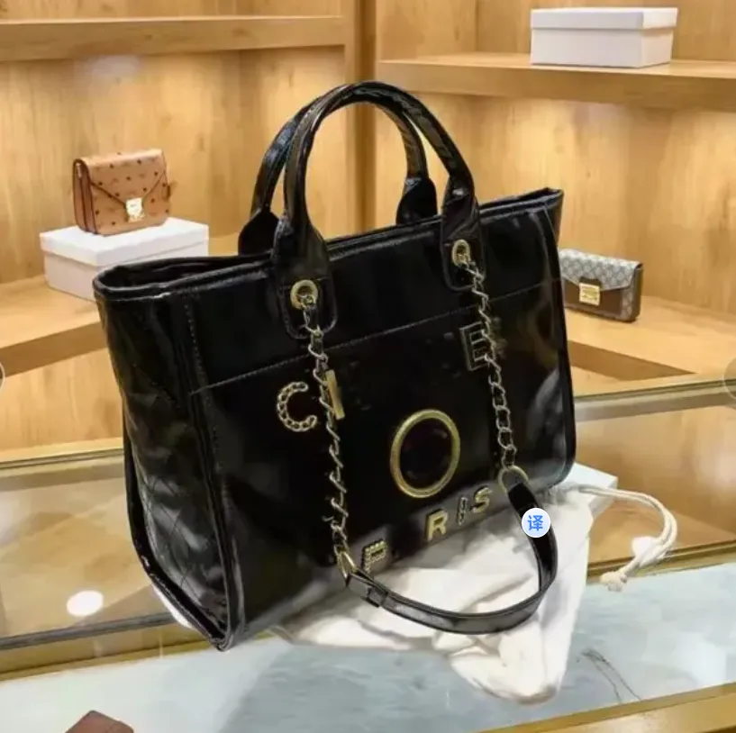 PU Designer Large capacity Beach Bags Luxury pearl tote seaside ladies shoulder handbags shopping bag Fashion Duffel bags handbag wallet af1 04