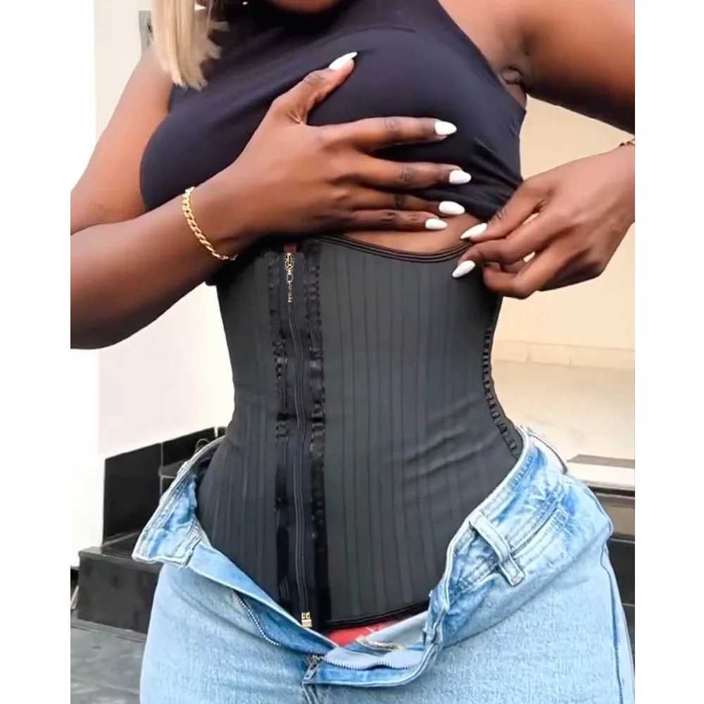 High Elastic Body Shaper Waist Trainer Tummy Control High Compression Shaping Corset Colombian Girdles Slimming Belt shapewear W250120