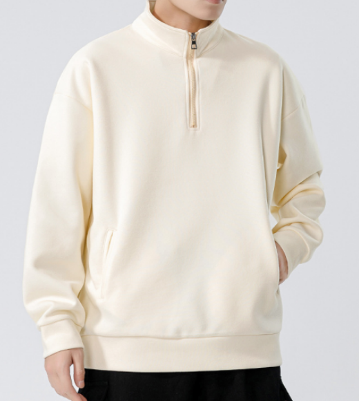 60 Turtleneck Sweatshirt for Men Autumn and Winter Thickened Loose Trendy Solid