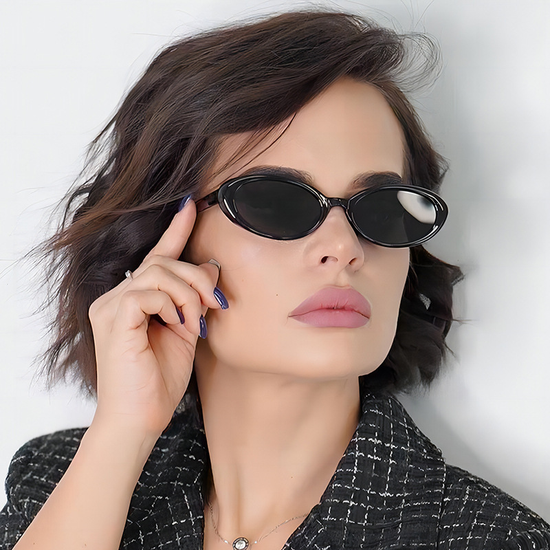 Retro sunglasses men's and women's colorful PC lenses wholesale