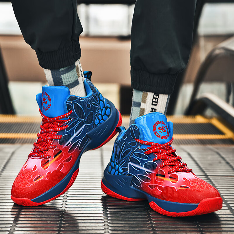 New quality Yuanyang basketball men's anti-slip wear-resistant student sports fashion high top NEW hot outdoor shoes