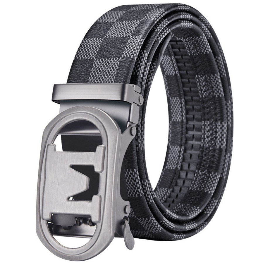 Designer men women Classic casual leather belts for man metal letter smooth buckle woman waistband fashionable belt with box I-9