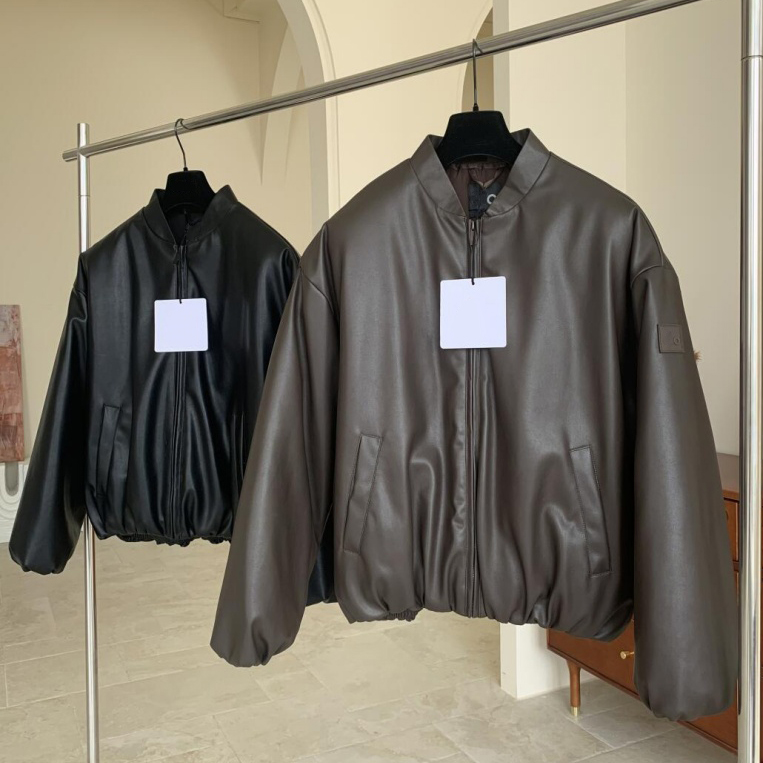 New Fashion Clothing Loose - fitting zipped leather coat cardigan outerwear Hooded Coats Men Women Styles