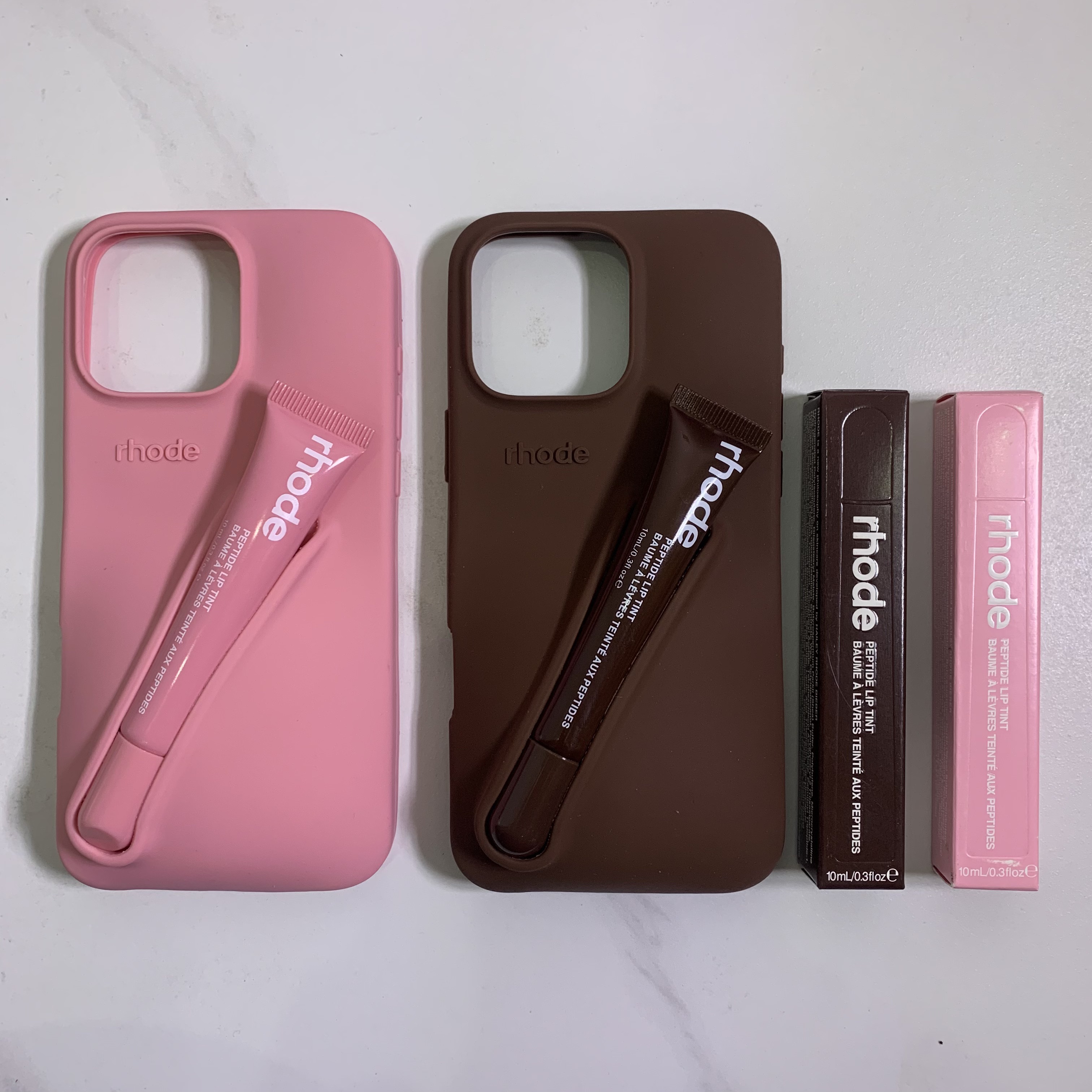 rhode phone case Lipstick Portable Case Lip Gloss Lipstick Lip Balm 3D Make-Up Silicone Phone Case for iPhone 16 15 14 13 12 Pro Max Holder Cover Silicone Soft