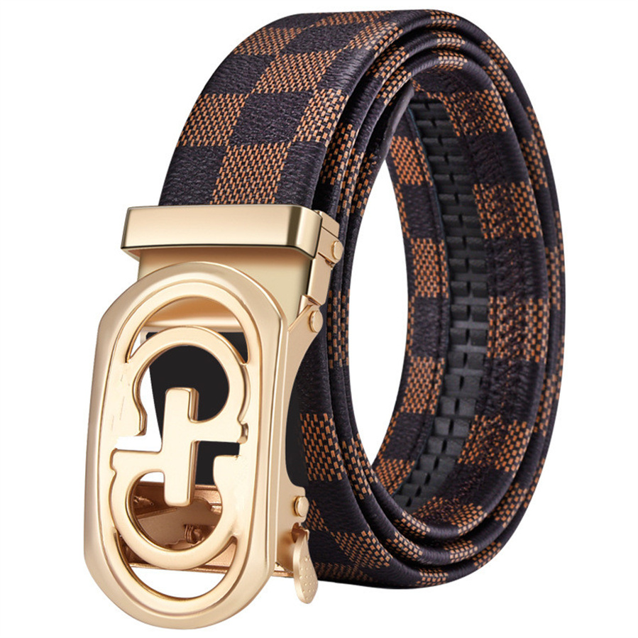 Designer men women Classic casual leather belts for man metal letter smooth buckle woman waistband fashionable belt with box I-2