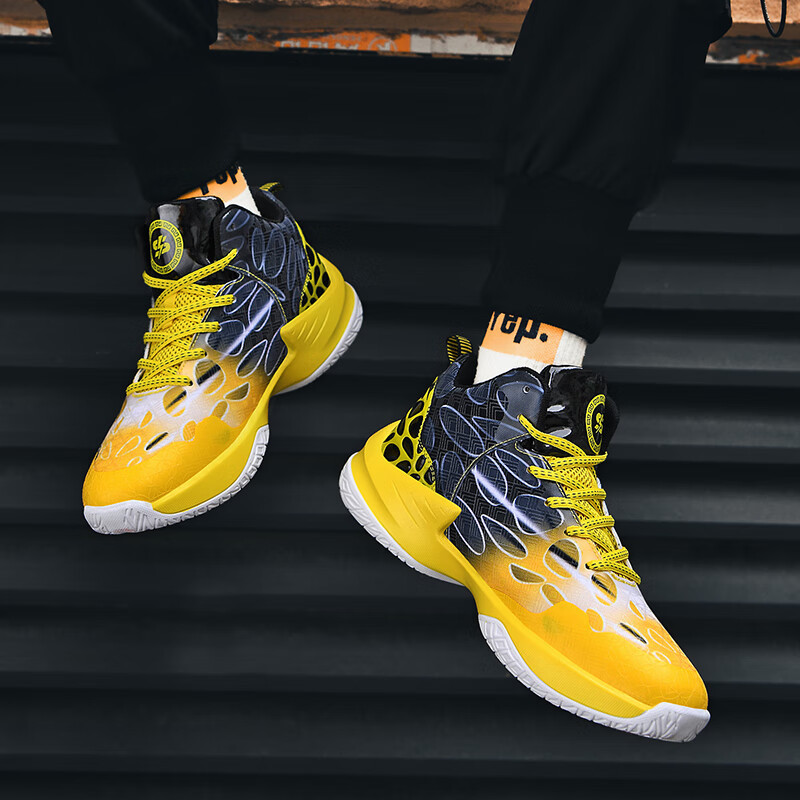 New quality Yuanyang basketball men's anti-slip wear-resistant student sports fashion high top NEW hot outdoor shoes