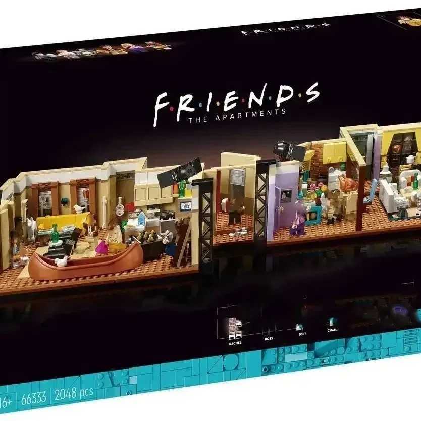 Klassieke TV Drama Merikaanse Drama Monica De Vrienden Apartment Model Perk Cafe Bouwsteen Bakstenen 21319 10292 SpeelgoedY250120