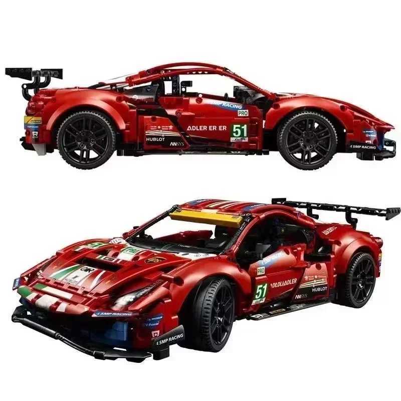 488 GTE Bricks 42125 Technology Series 1648Pcs ercar Building Blocks Racing Model Assembly Childrens Advertising Toys Gifts C251203