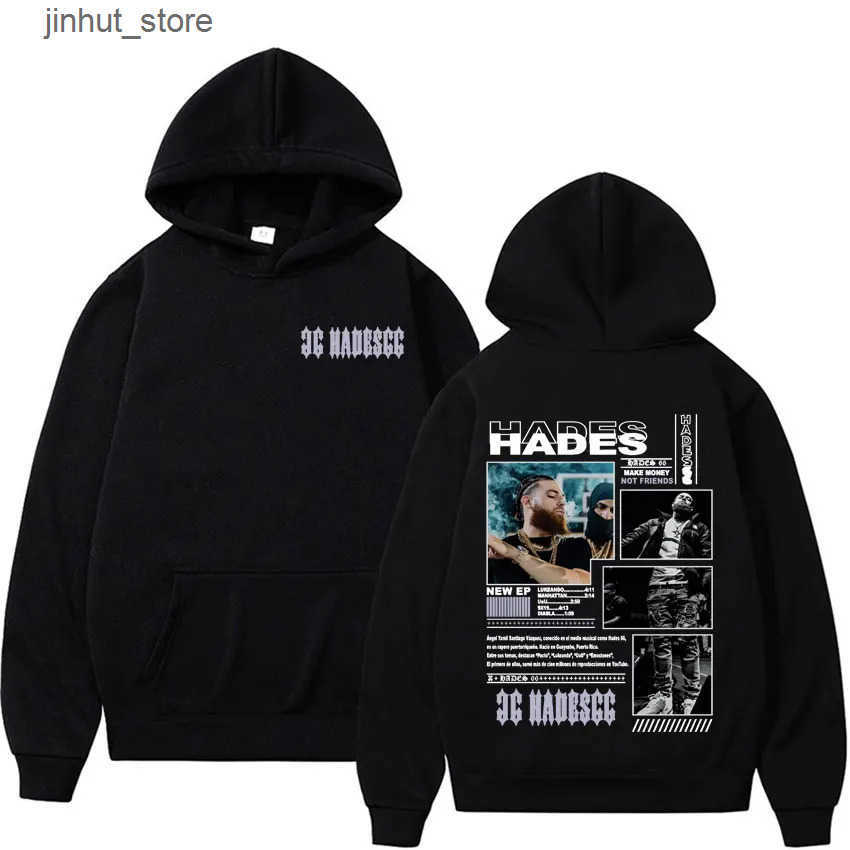 Men's Hoodies Sweatshirts Hades 66 Make Money Not Friends Album Cover Pullover Hoodies Mens Harajuku Hip Hop Strt Pop Music Hoody Sweatshirt H25120