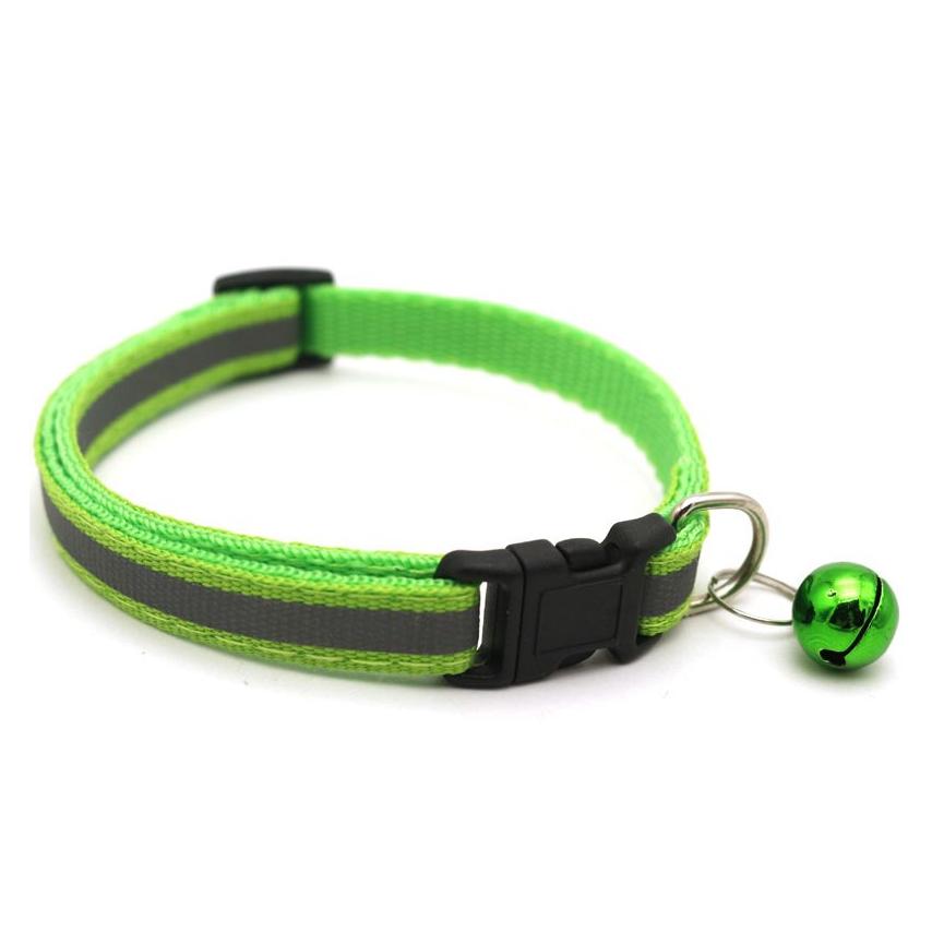 Collars Pet Collar Reflective Pets Bell 12 Color Puppy Adjustable Size Suitable For Cats And Small Dogs Supplies High Quality Drop De Dhcuv