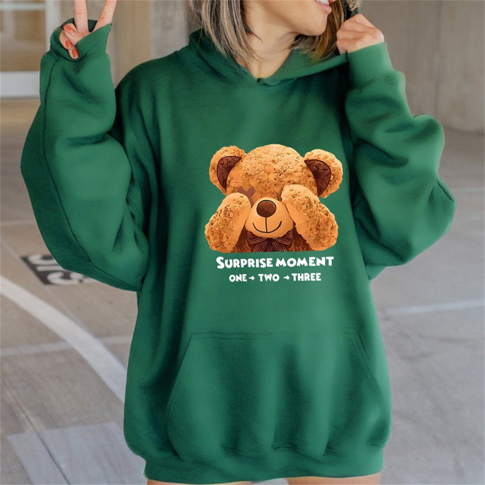 2025 New Autumn Winter With Fashionable Lettering Printed Hooded Back Collar And Plush Hoodie For Women