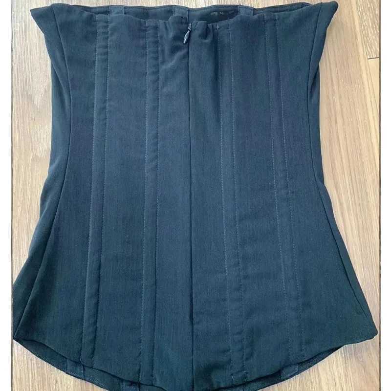 New Arrival Sexy Women Crop Breathable Mesh Overbust Corset top W250120