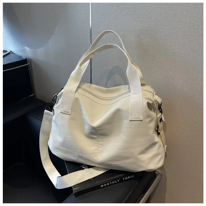 Solid Cloth Large Capacity Simple Versatile Shoulder and Crossbody Bags Casual Durable Super Cool Womens Handbags 250113