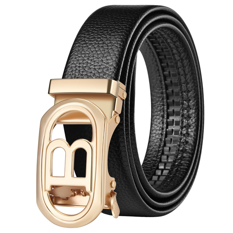 Designer men women Classic casual leather belts for man metal letter smooth buckle woman waistband fashionable belt with box I-9