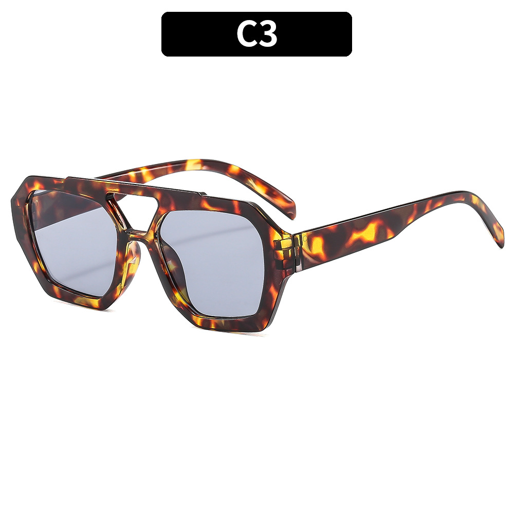 classic Double beam pilot sunglasses, sunscreen sunglasses