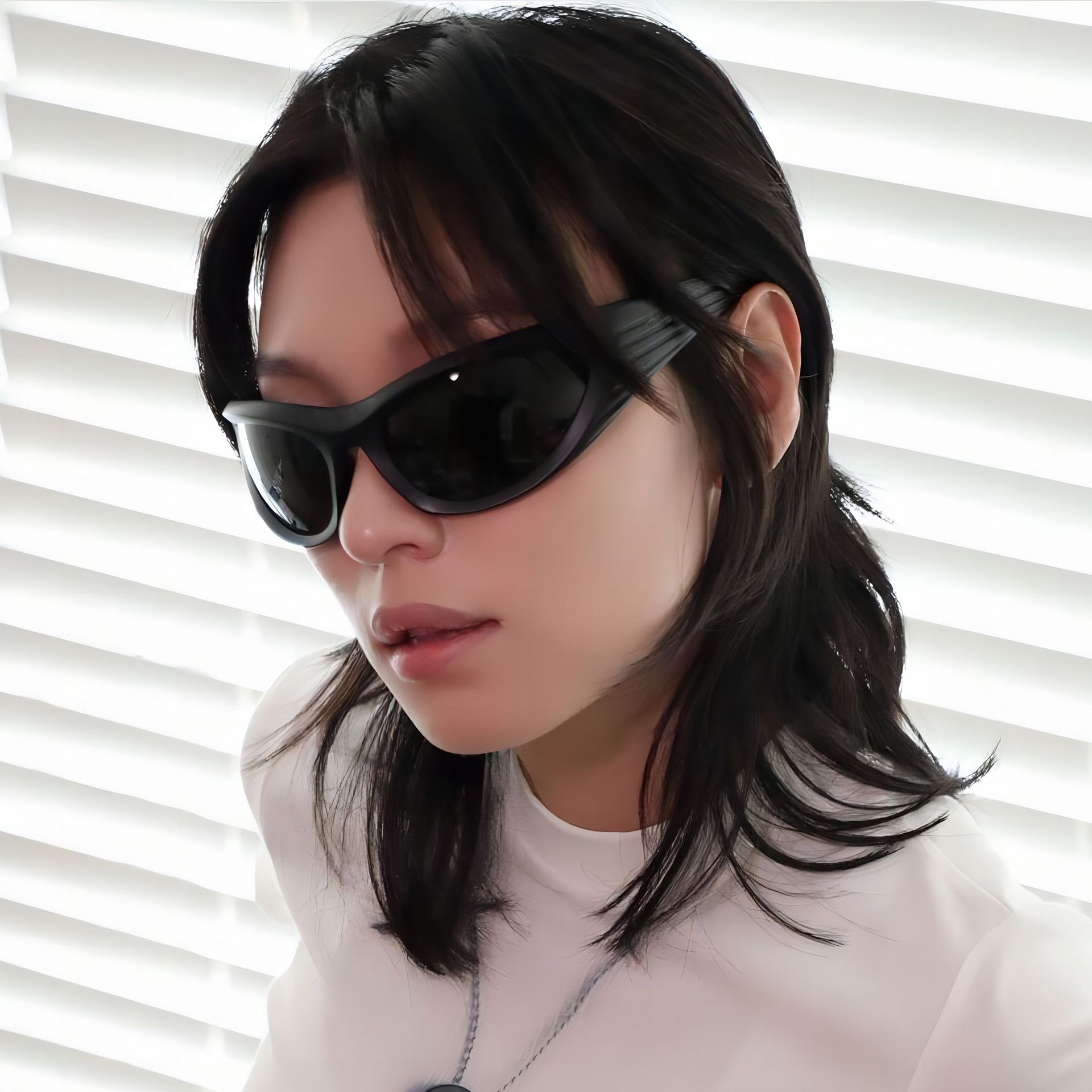 Personalized and versatile sunglasses, sports cycling large frame sunglasses, men's and women's trendy glasses