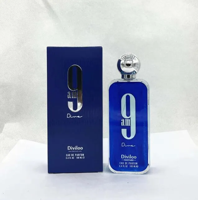 9PM 100ML 3.4FL.OZ Men's Perfume Long Lasting Gourmet Oriental Notes Cologne Eau de Parfum, Feronomas Perfume Hombre free fast ship