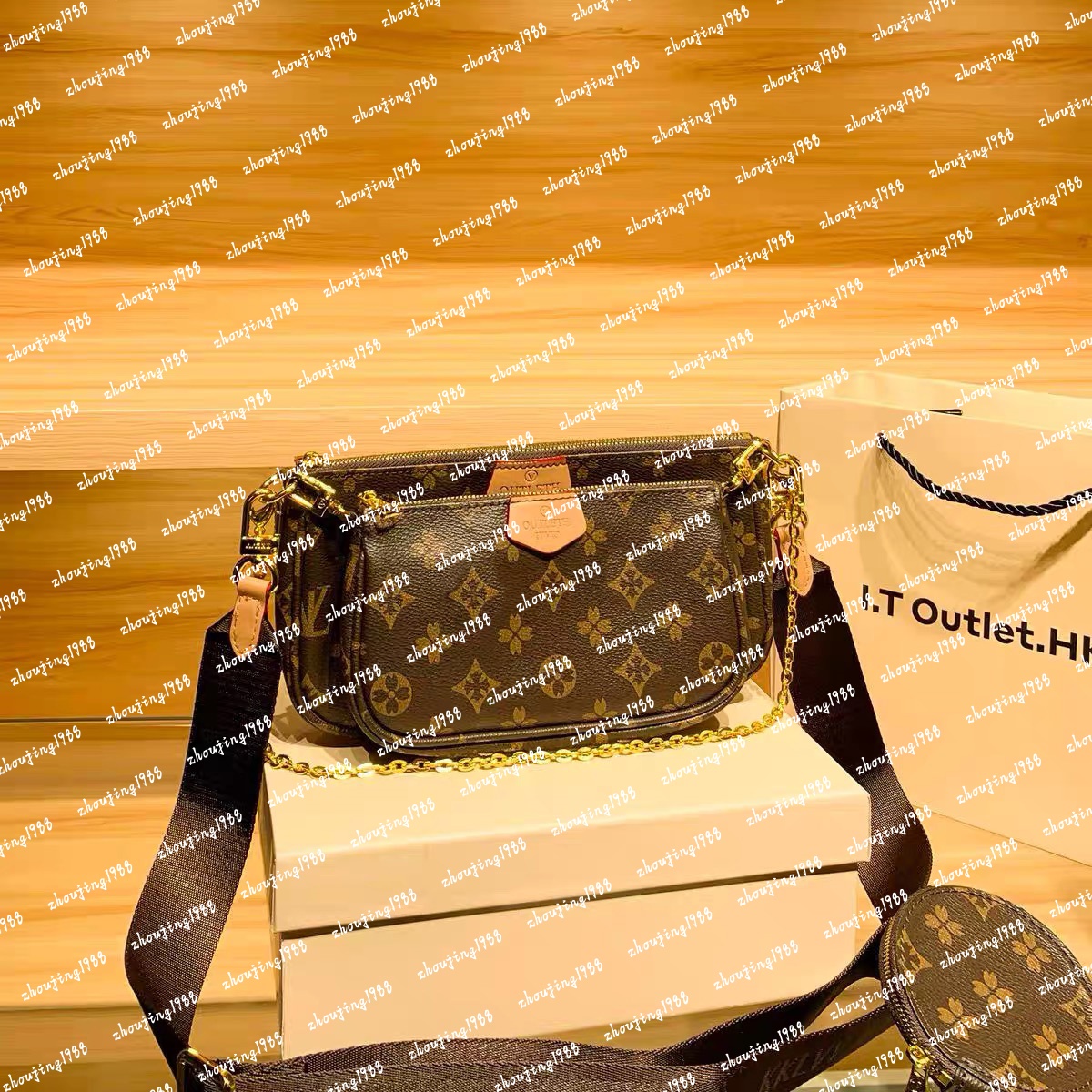 Women Crossbody Purse Messenger Bags Handbags Flowers Designers Shoulder Lady Leather bag Women's crossbody bag with box