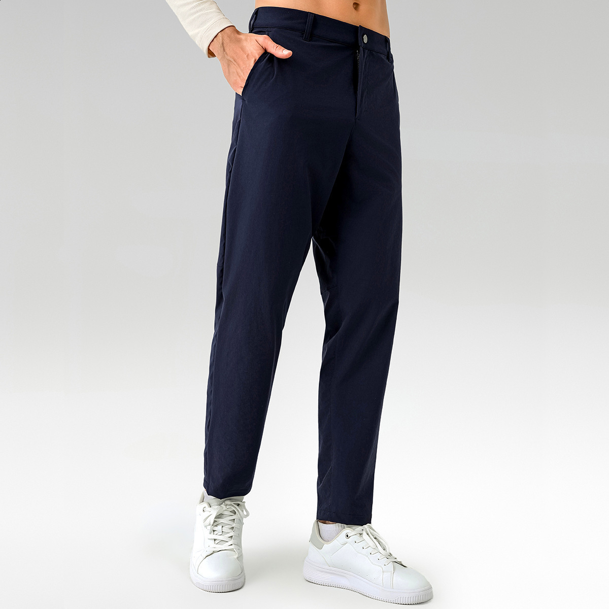 CRZ YOGA Mens All Day Comfy Golf Pants with 5-pocket - 34 Quick Dry Lightweight Casual Work Stretch Pants 240718