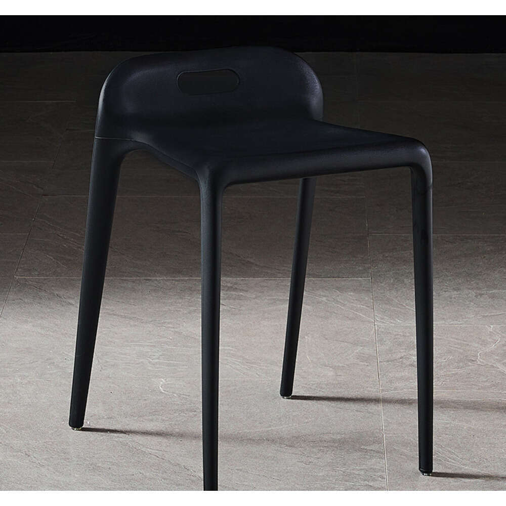 0179 Plastic thickened for home use, living dining, high simple modern table square stool, dining room and other chairs