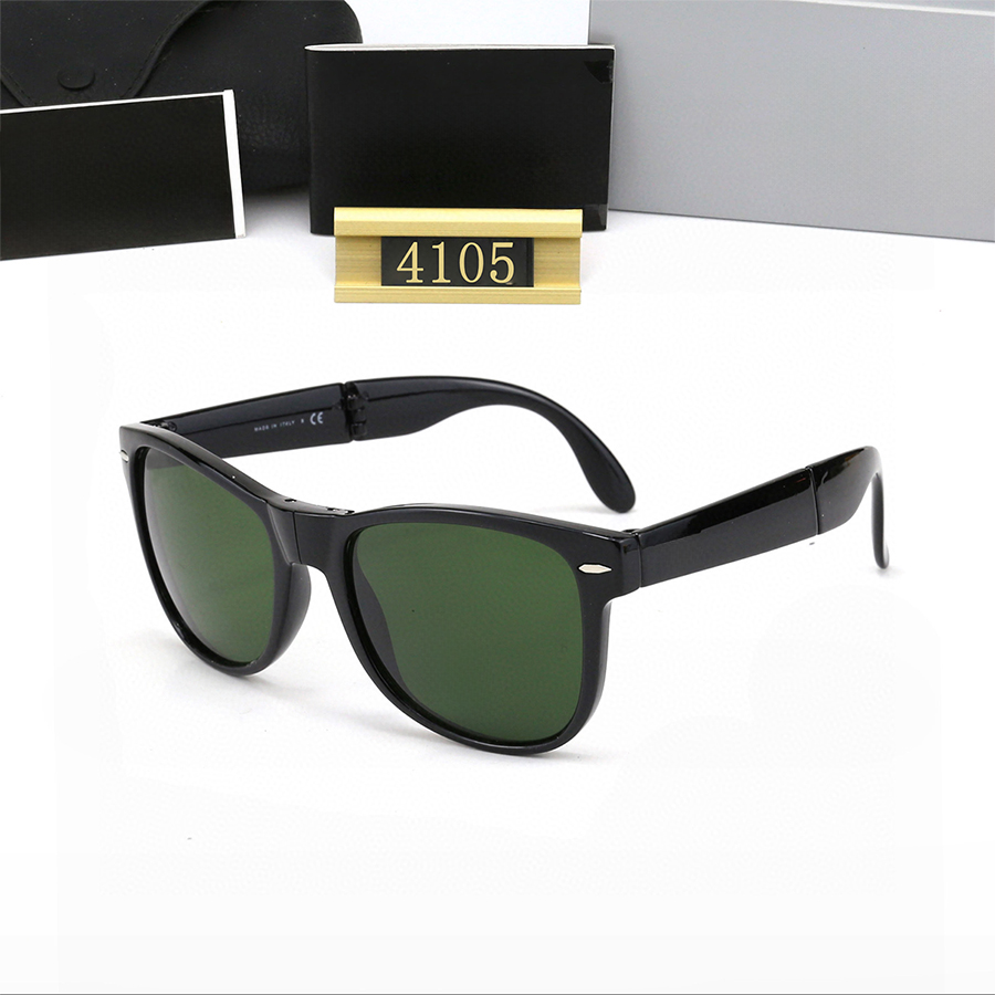 Latest Sunglass Fashion Foldable Sunglasses Designer Polarized Women Men Sun glass Goggle Adumbral 5 Color Option Eyeglasses Travling Beach