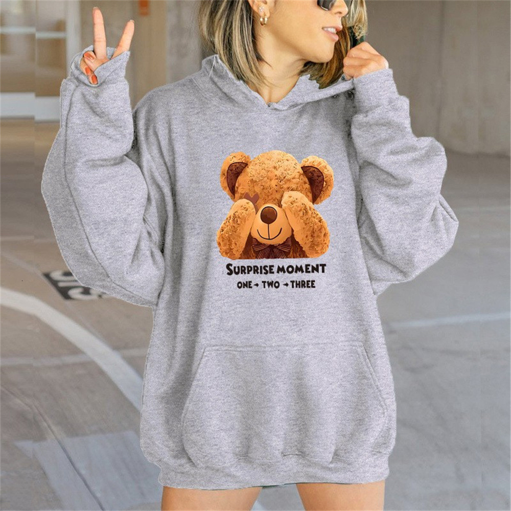 2025 New Autumn Winter With Fashionable Lettering Printed Hooded Back Collar And Plush Hoodie For Women