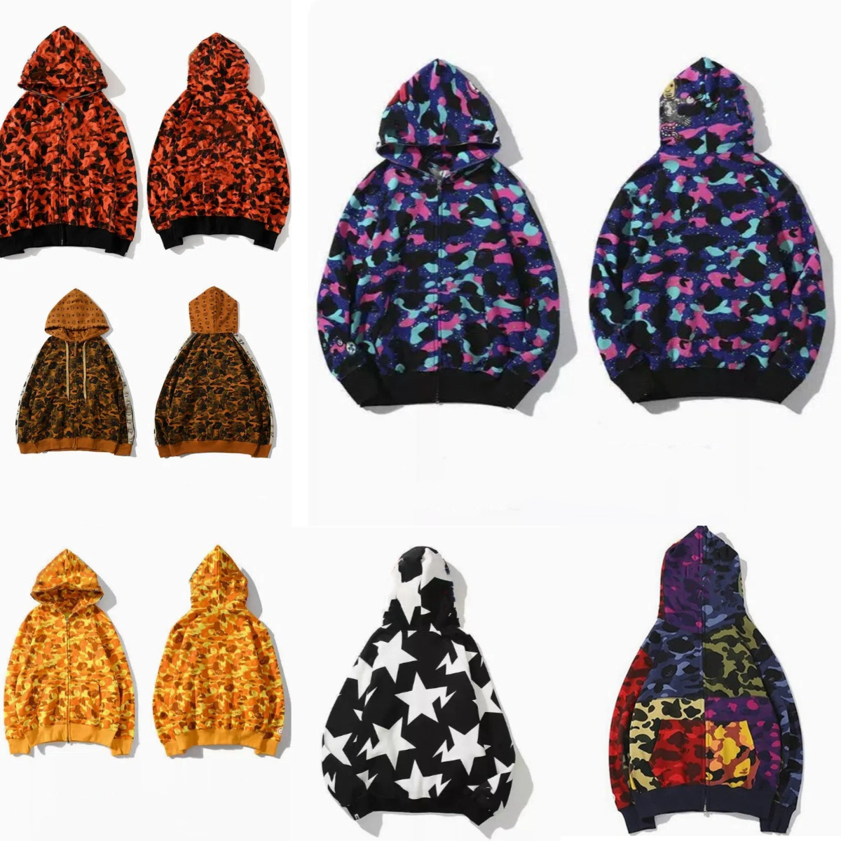 Y2K Inspired Men's Zip Up Hoodie Unisex Designer Hooded Sweatshirt - Stylish Hiphop Outfit by Fashion Brand High Street Couples Coat