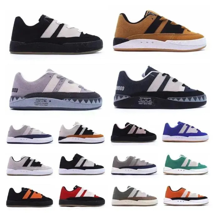 Casual Running Shoes Adimatic Black Crystal White Breathable Non-slip Walking Skate Sneakers Men Outdoor Comfortable Fashion Lace Up Women Chaussure