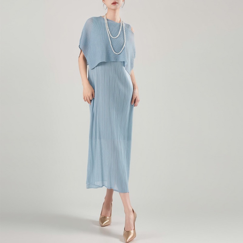(149) New Style Temperament Dress Women's Shawl and Vest Skirt Two-piece Set
